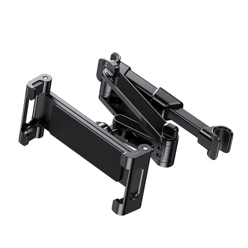 SEAMETAL Telescopic Car Rear Pillow Phone Holder Tablet Rotating Car Seat Rear Stand Headrest Bracket for Phone Tablet 5-13 Inch