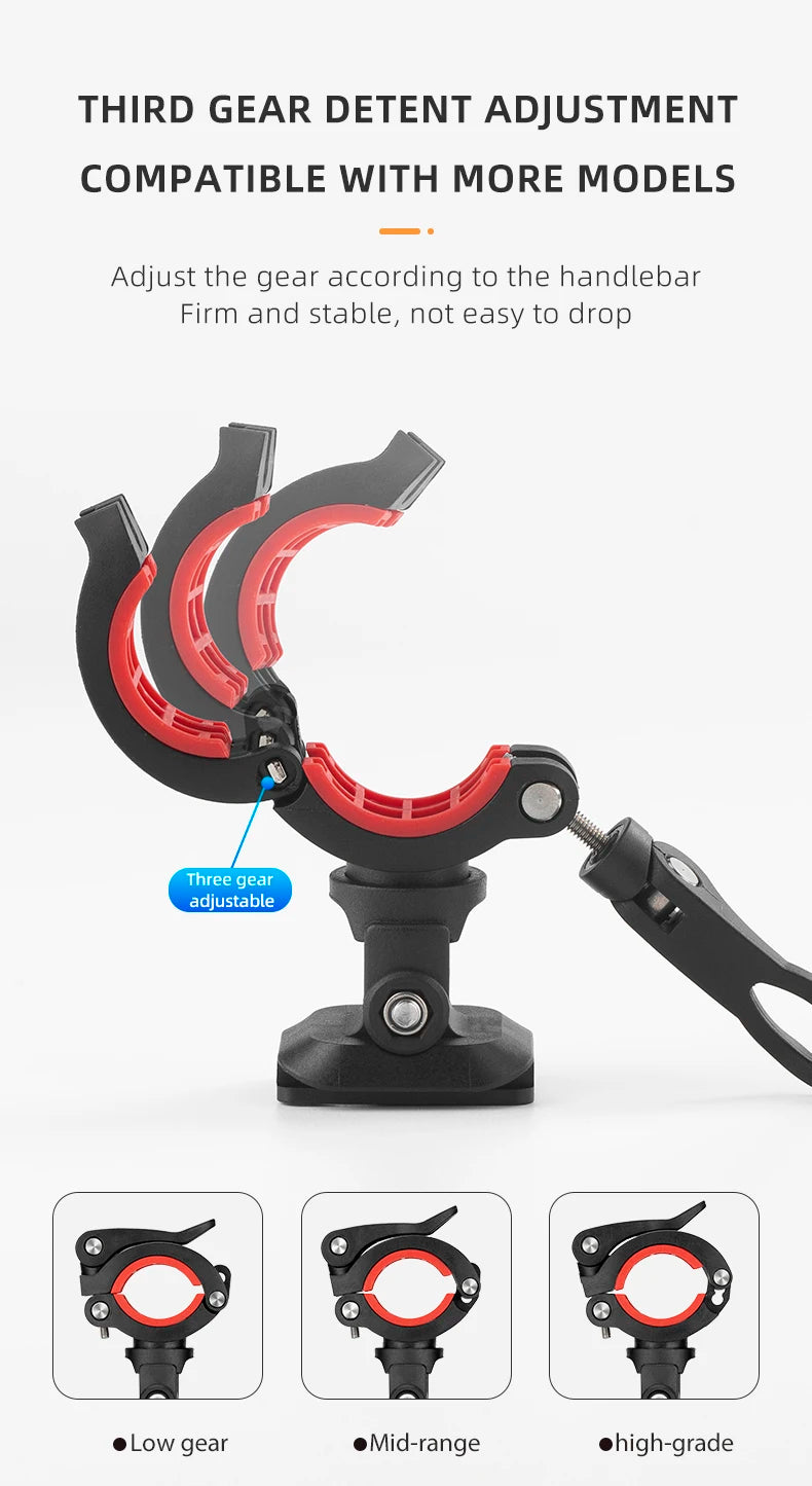 Soporte Automático para Teléfono de Bicicleta con Bloqueo, Antichoque y Antideslizante  
