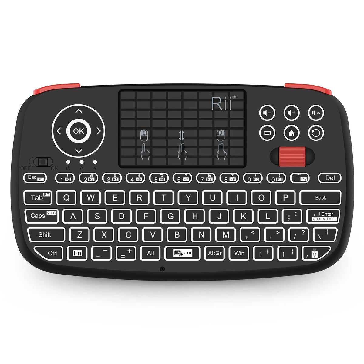 I4 Mini Wireless Keyboard with Touchpad