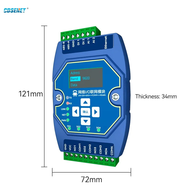 ME31 Ethernet Modbus I/O-module