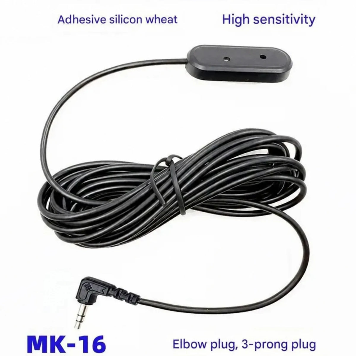 Ekstern mikrofon til bil med 3 m kabel