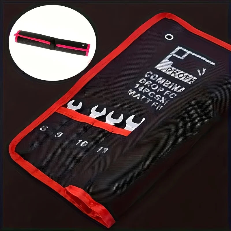 Organisateur d'outils enroulable à quatorze poches