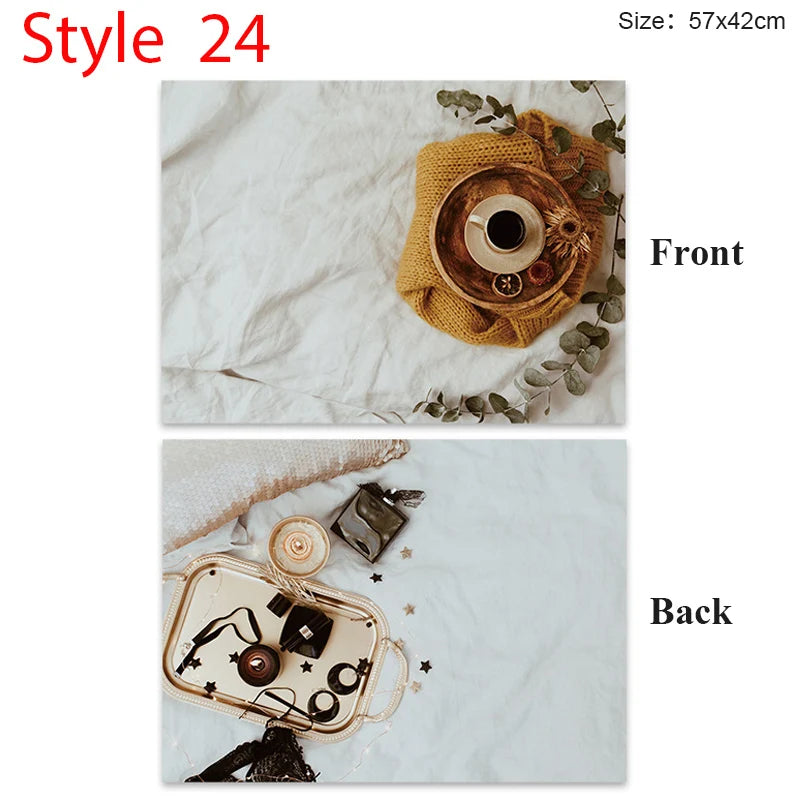 Double-Sided Photo Background Sheet, 57 × 42cm