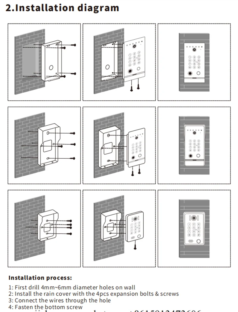 Fingerprint 5in1 Unlock Wifi Doorbell Video Intercom System For Home Doorphone Tuya Smart 1080P Touch Monitor Security Protect Spy-shop.com