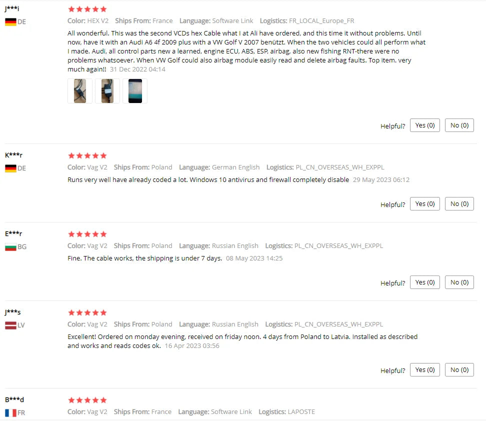 VAG HEX V2 OBD2-skanner USB-gränssnitt med V25.3-programvara