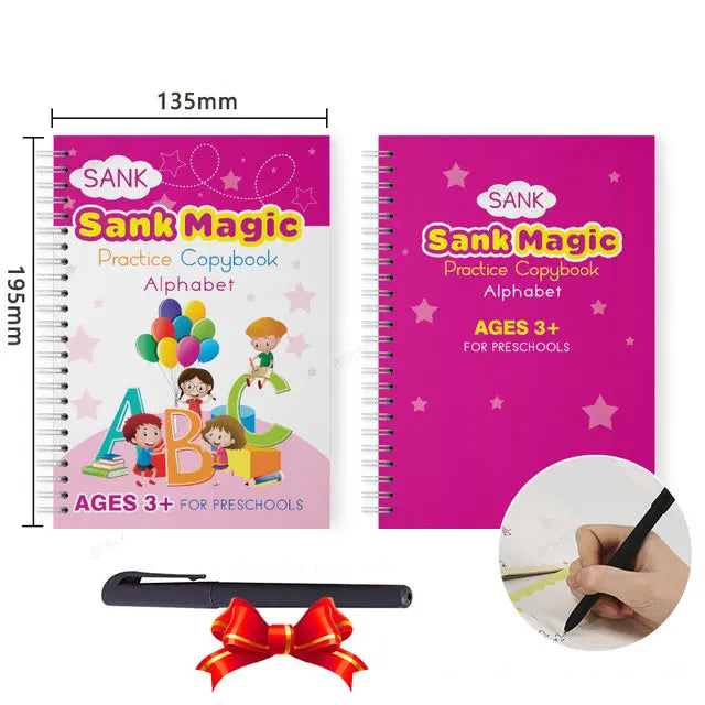 Grooved Handwriting Practice Books, Language Options
