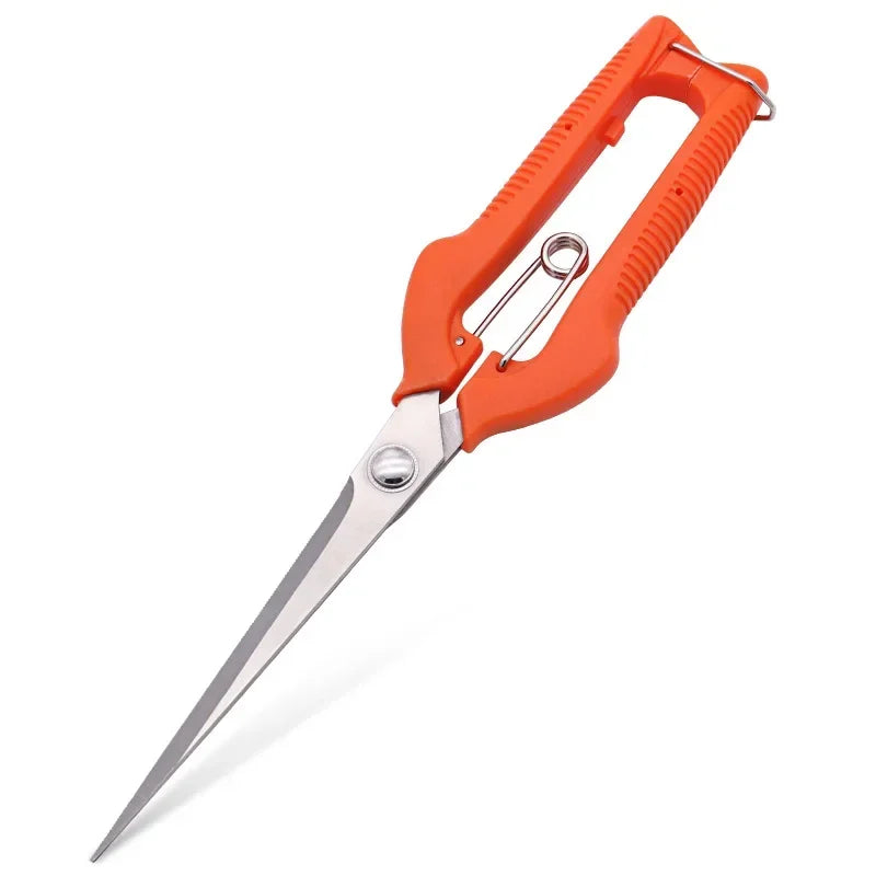 Grape Scissors Pruning Shears Garden Tool Vegetable Patch Bonsai Professional Joinery Stainless Steel Fruit Picking With Lock 