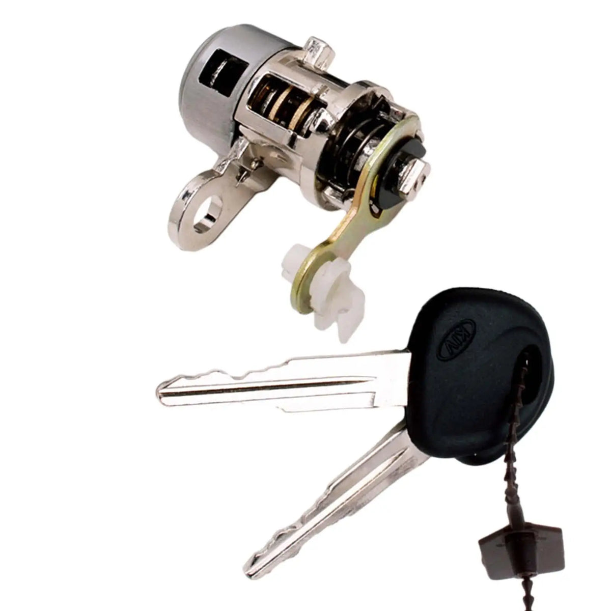 Vehicle Door Lock Cylinder with Two Keys