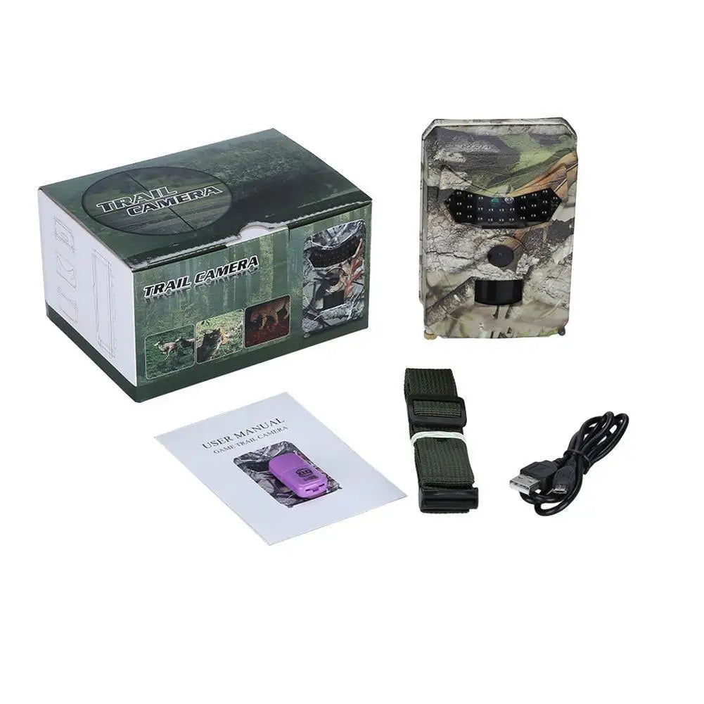 PR100 Trail Camera 12MP 1080P Night Vision Wildlife Camera