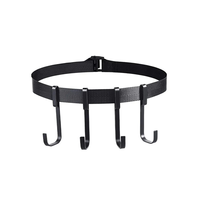 2 m Tree Strap Gear Hanger with Metal Hooks