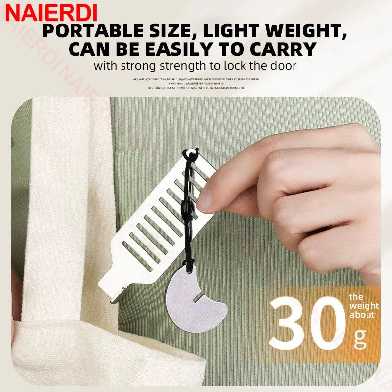 Stainless Steel Portable Door Lock