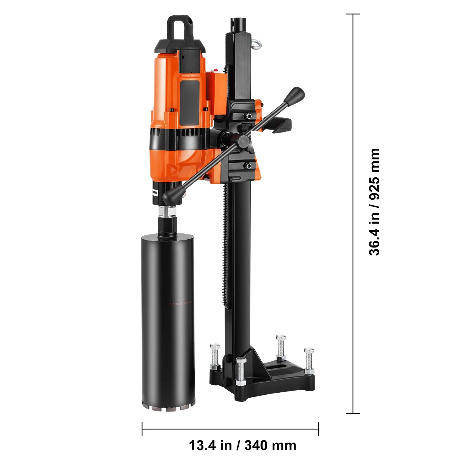 3000W Concrete Core Drill Rig Wet & Dry Diamond Drilling Machine