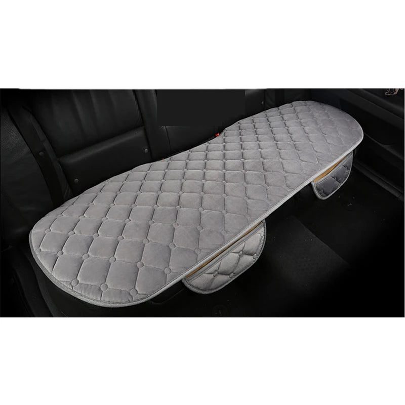 SEAMETAL Plush Car Seat Cover Anti Slip Soft Seat Cushion Auto Chair Protector Pad Universal for Sedan Suv Pick-up Truck