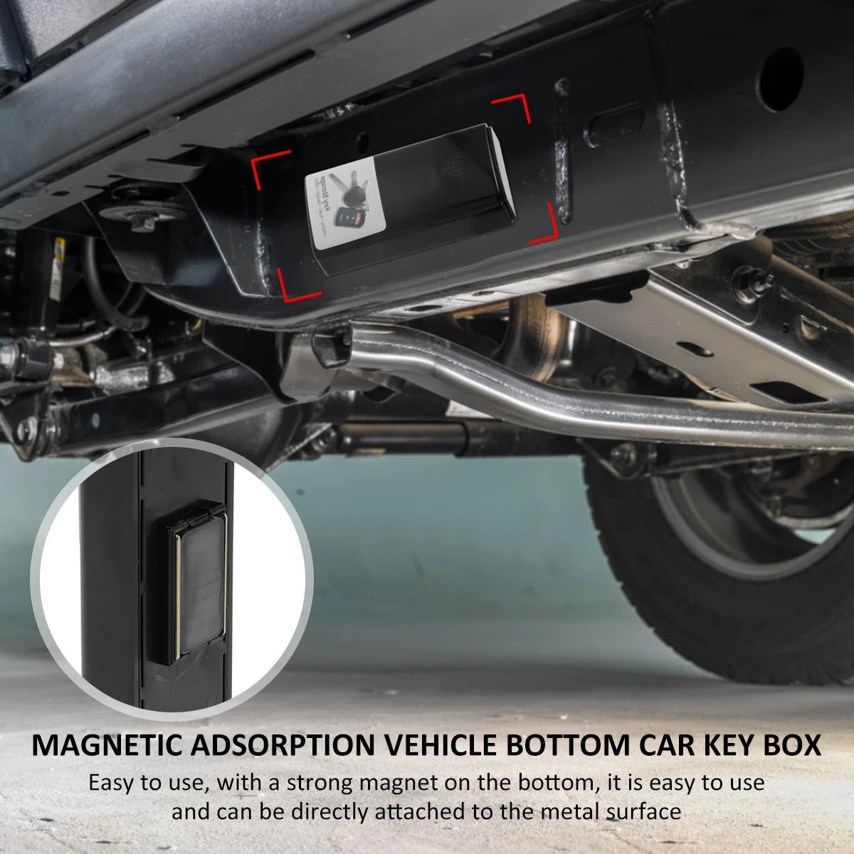 Magnetic Plastic Key Storage Box