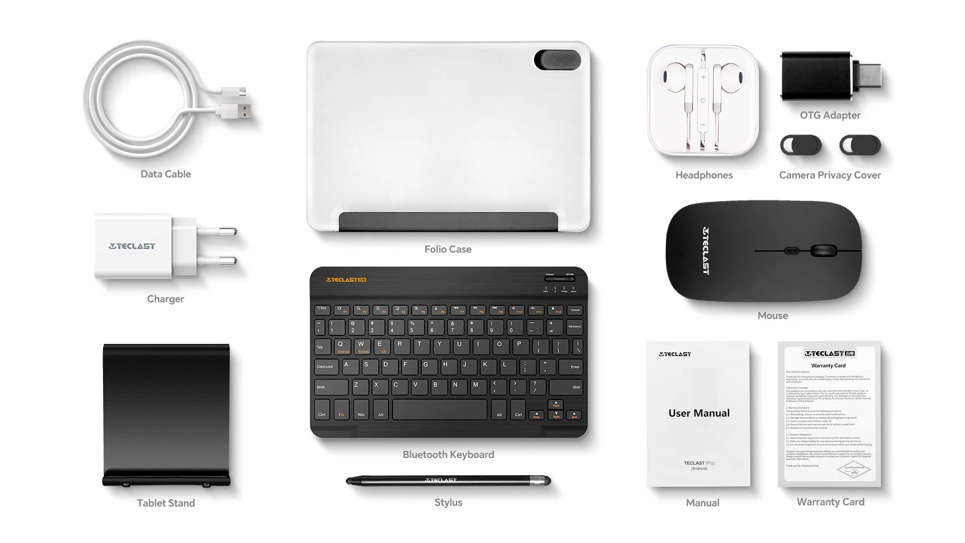 Custodia Teclast P30T con accessori tutto-in-uno per tablet