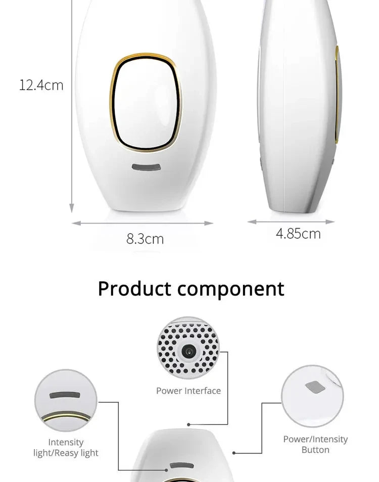 Body Bikini IPL 500,000 Flash Depilator Pulses Permanent Laser Epilator Painless For Women Hair Removal Home Use Devices 