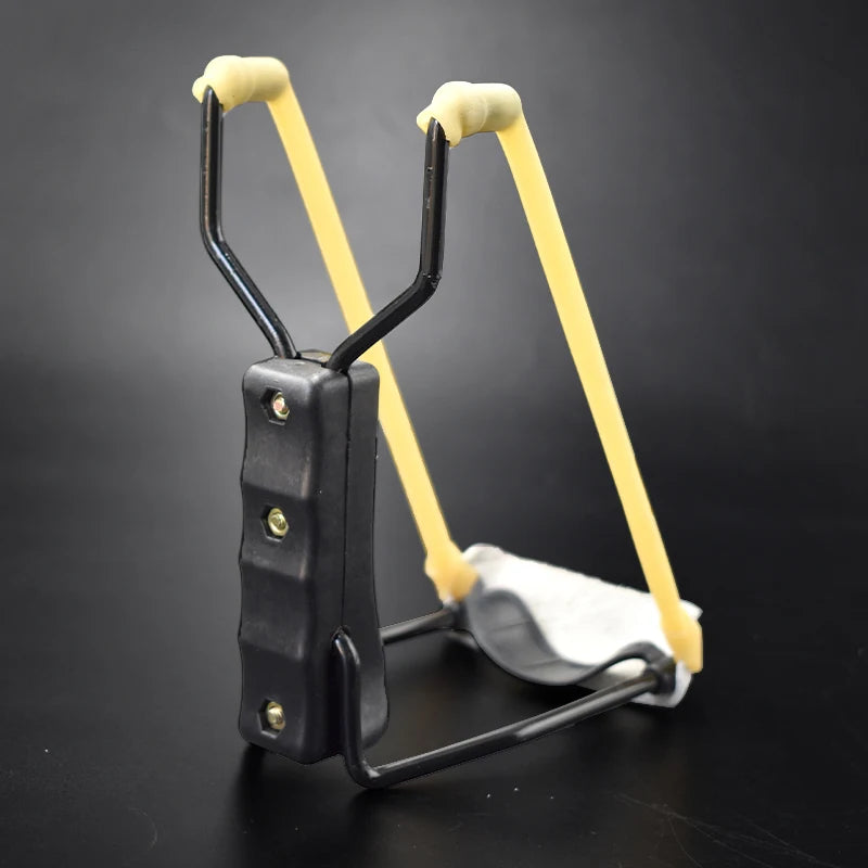 Portable Foldable Slingshot, Outdoor Wrist Support Slingshot, High Power Hunting Launcher.