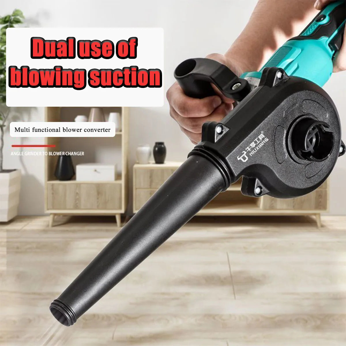 Mini Blower Attachment for Compatible Angle Grinders