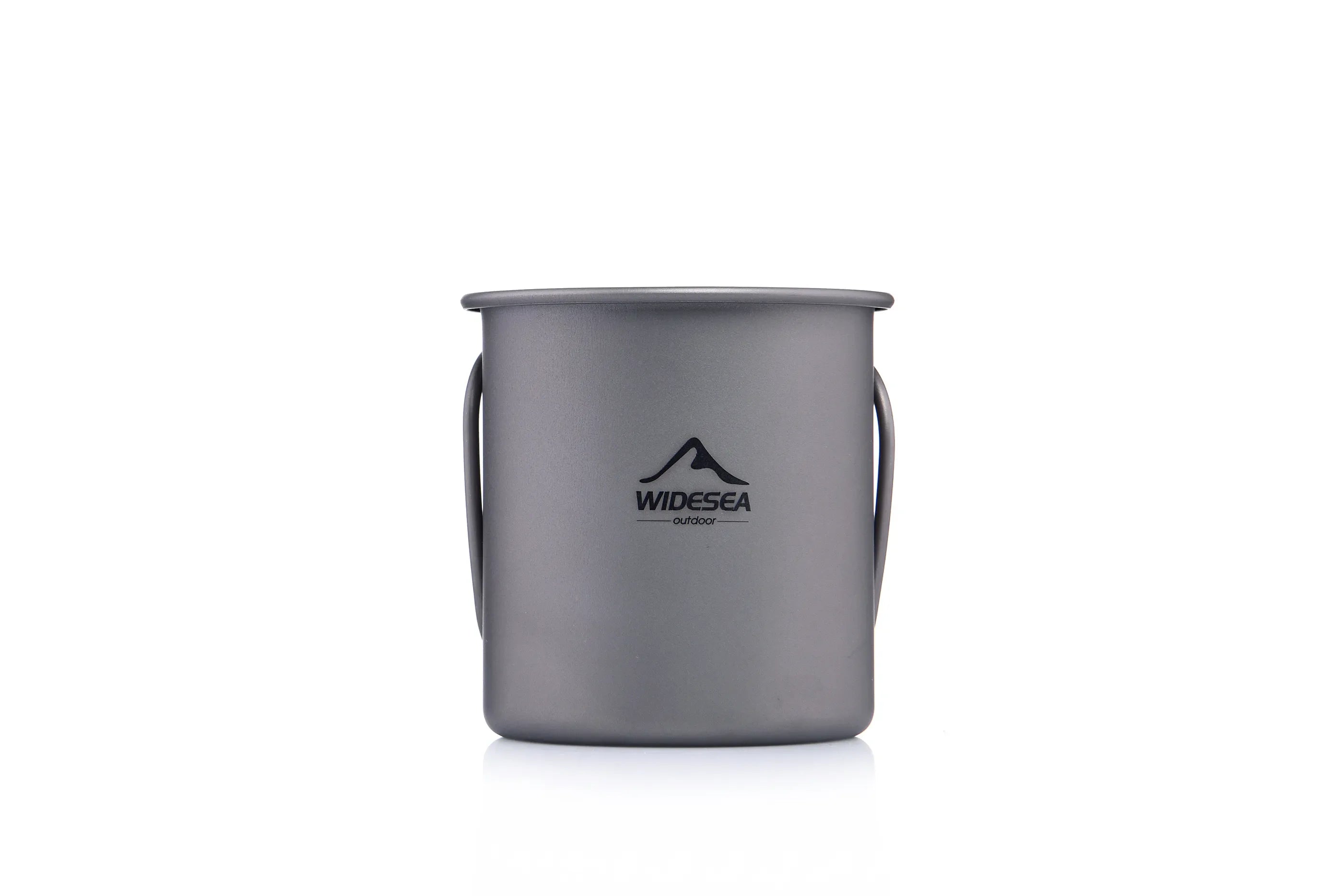 Titanium Cup with Lid Foldable Camping Coffee Mug