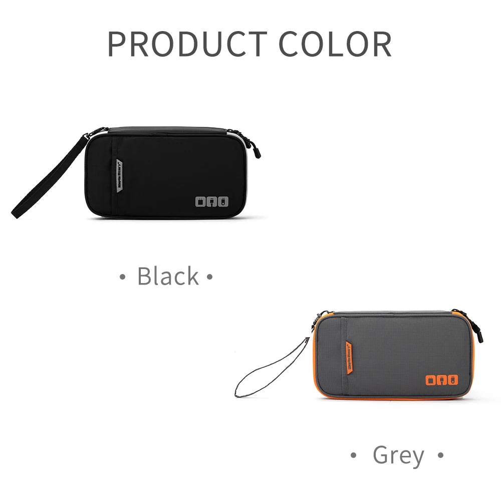 Travel Cable and Electronics Organizer Pouch