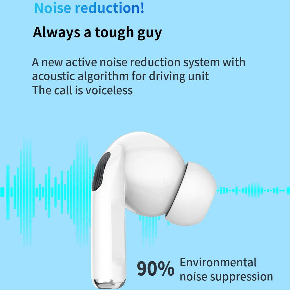 White True Wireless Bluetooth Earbuds