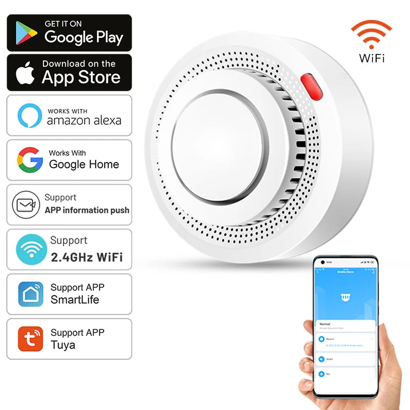 Smart Wi-Fi Smoke Detector - Pack Options
