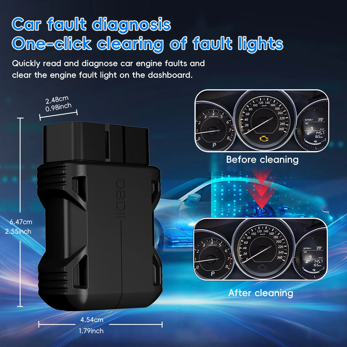 Bluetooth OBD-II Diagnostic Adapter