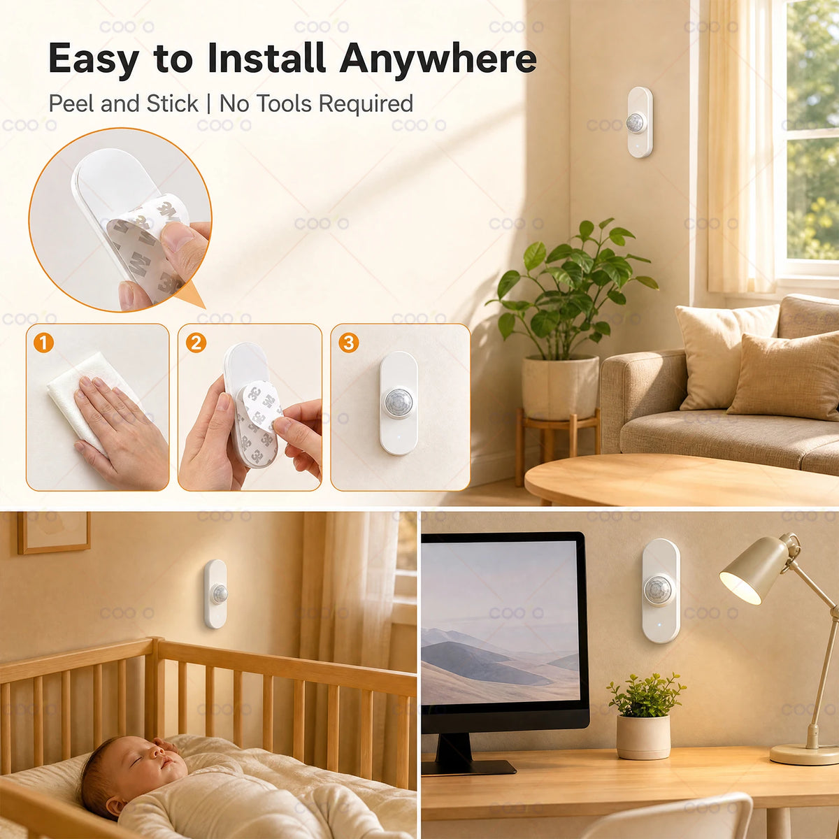 Tuya WiFi Motion Sensor with Optional Climate Readings