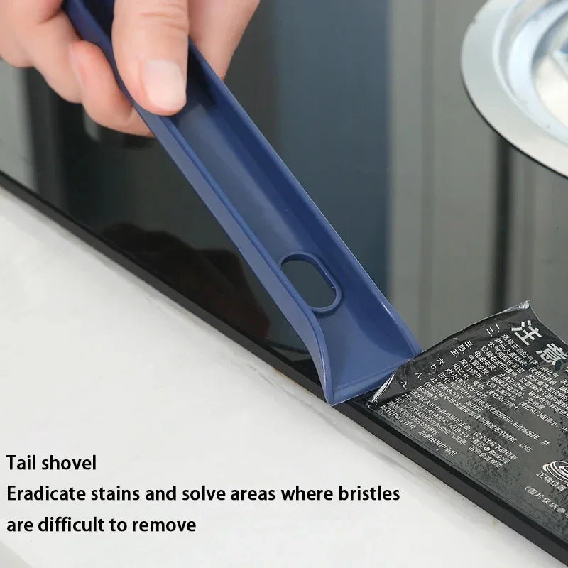 Effective Cleaning Brush for Corners and Gaps - 2-in-1 Multipurpose Bathroom and Floor Tiles Cleaning Brush 
