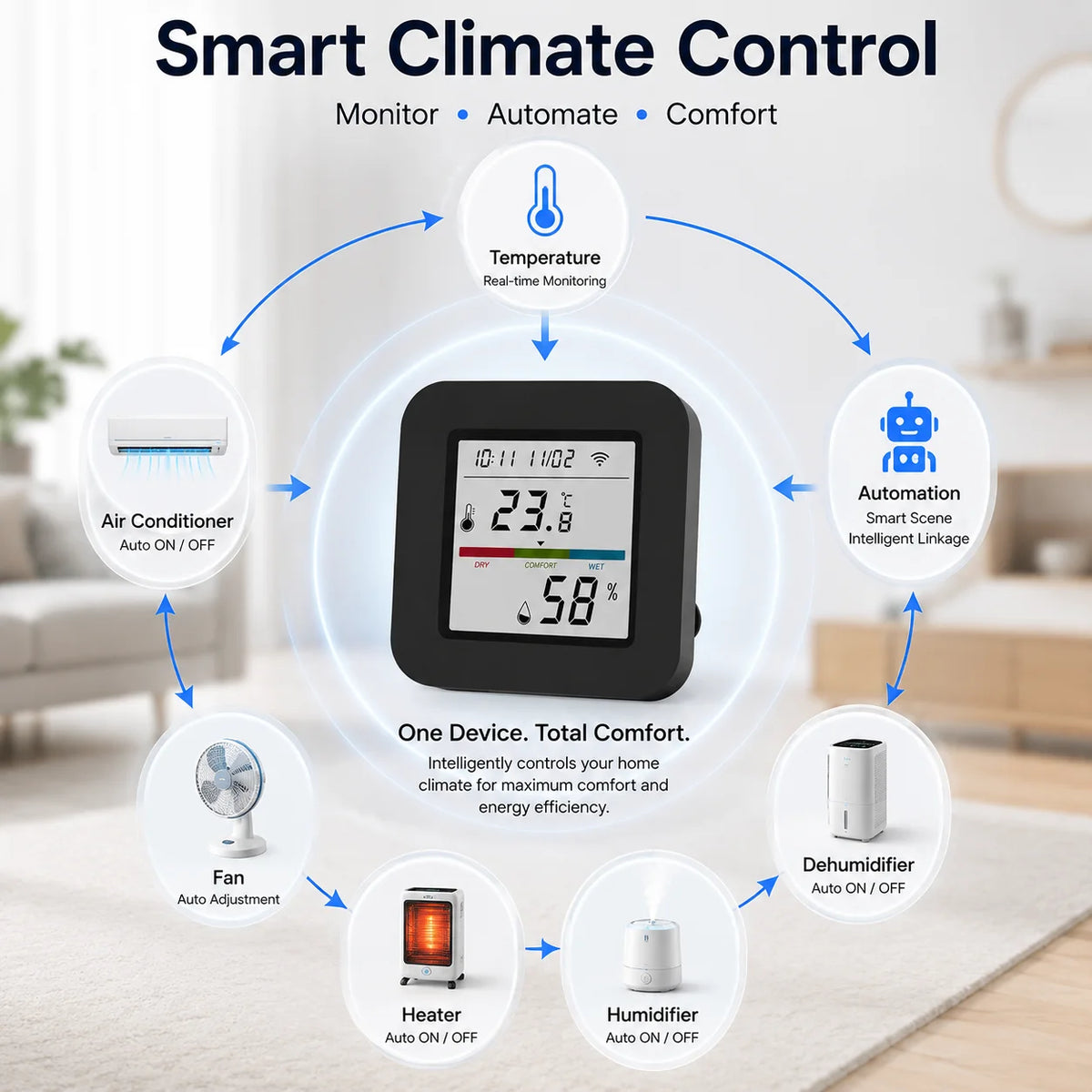 Wi-Fi Temperature and Humidity IR Controller