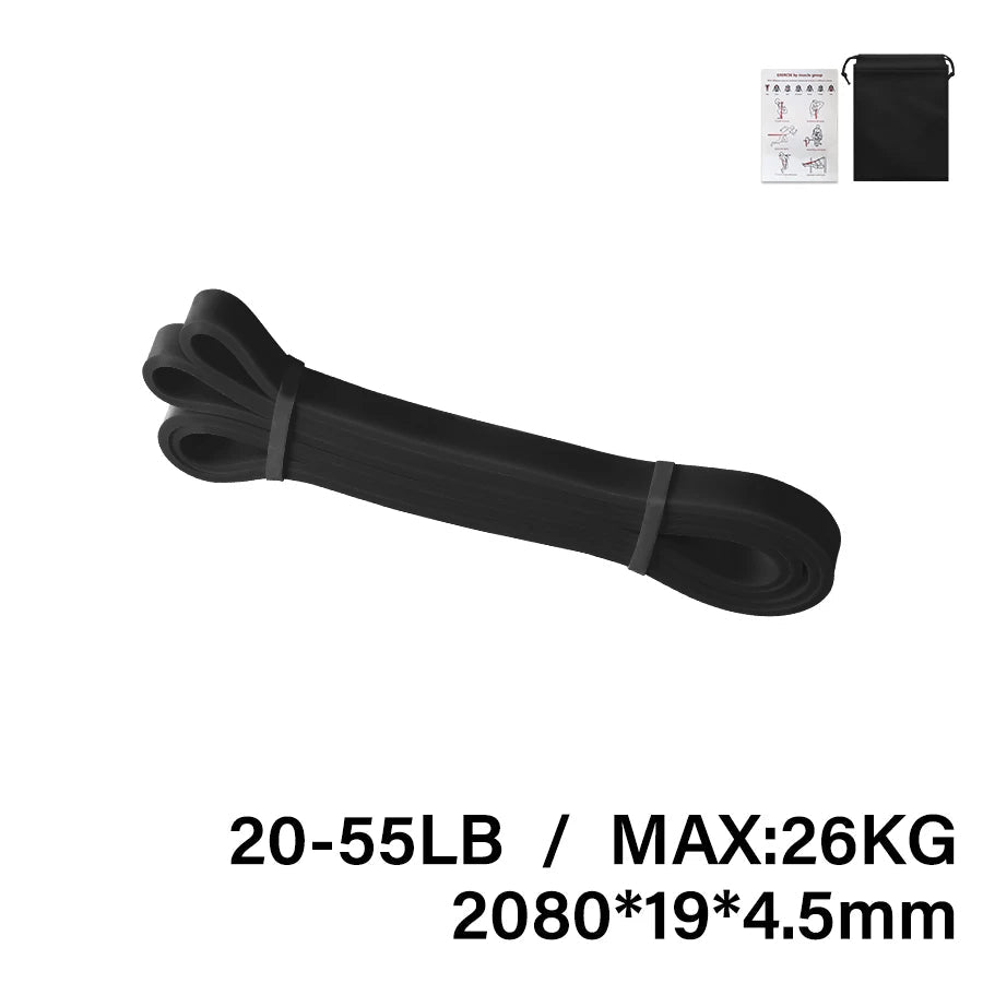 Workout Pilates Latex Resistance Band Exercise Elastic Band For Sport Strength Pull Up Assist Band Heavy Duty Fitness Equipment 