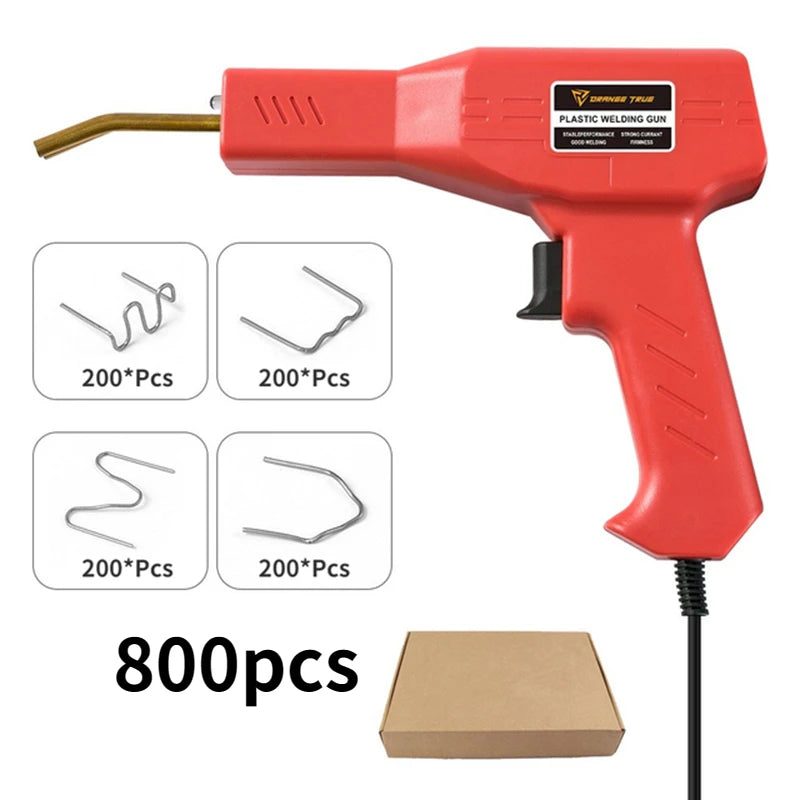 Plastic Welder Welding Machine Car Bumper Soldering Gun 4 Types Staples for Bumper/Kayak/Plastic Product Repairs 