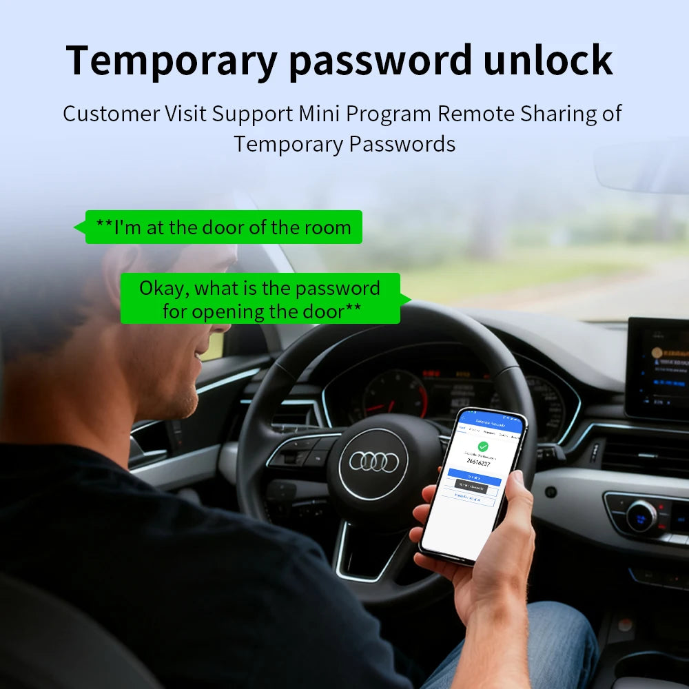 BSTUOKEY Étanche IP67 Serrure intelligente TTlock Contrôle d’accès Clavier Extérieur Empreinte Digitale Mot de passe Bluetooth 13.56MHz Carte App Déverrouiller