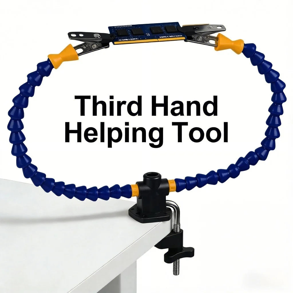 Support de soudage à mains libres flexible avec pince de table