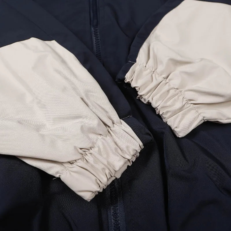 Hip Hop Varsity Jacket Men High Street Patchwork Color Black Windbreaker Coats Women Spring Autumn Thin Fashion College Jackets 