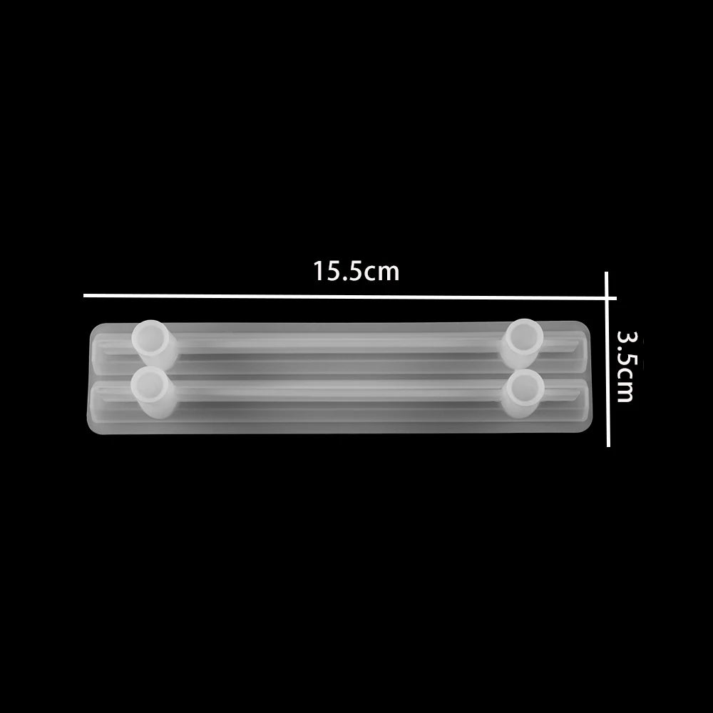  Moldes de bandeja com alça de resina de silicone — Opções de estilo