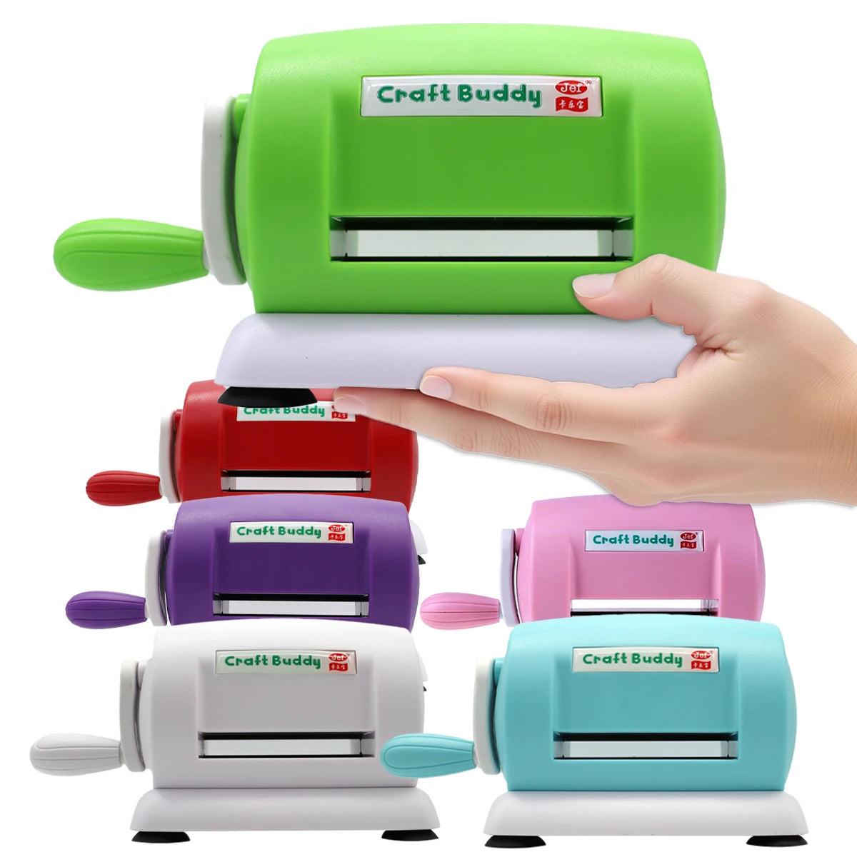 Handmatige stans- en embosmachine voor scrapbooking