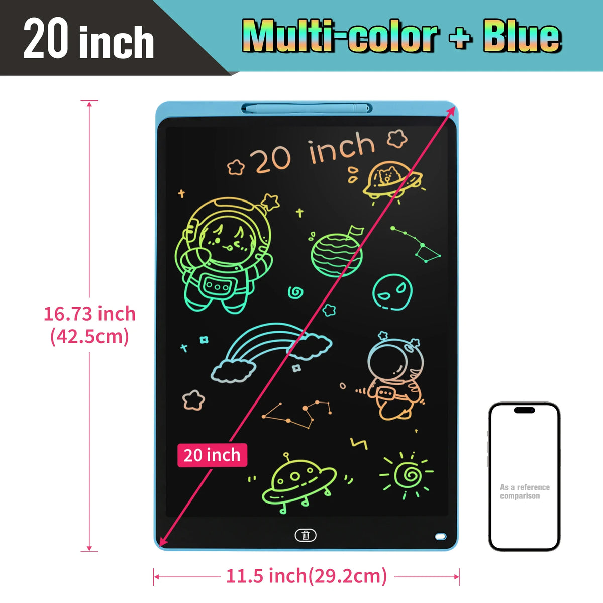 Colour LCD Writing Tablet, 16 or 20 Inch