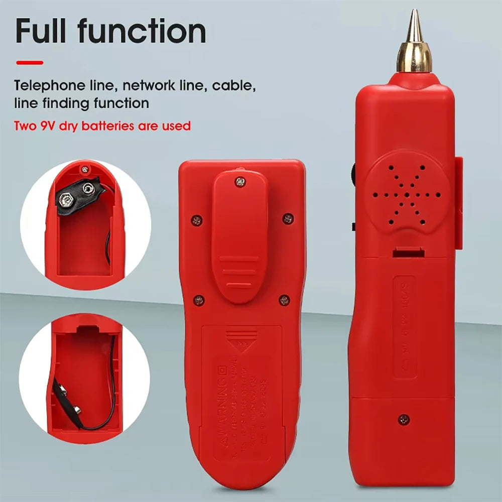 RJ45 and RJ11 Cable Tracker and Tester