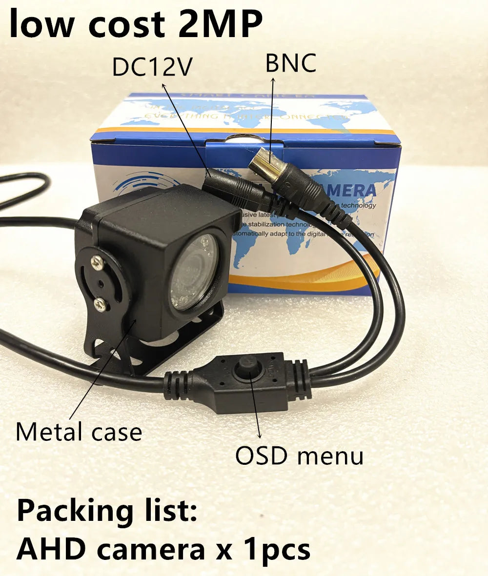 IP67 Mini CCTV Security Camera with AHD/CVBS Switch