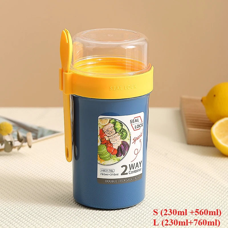 Two-Part Salad and Breakfast Cup, S/L Options