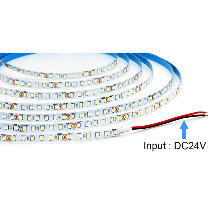 Flexible White LED Strip - 12V / 24V Options
