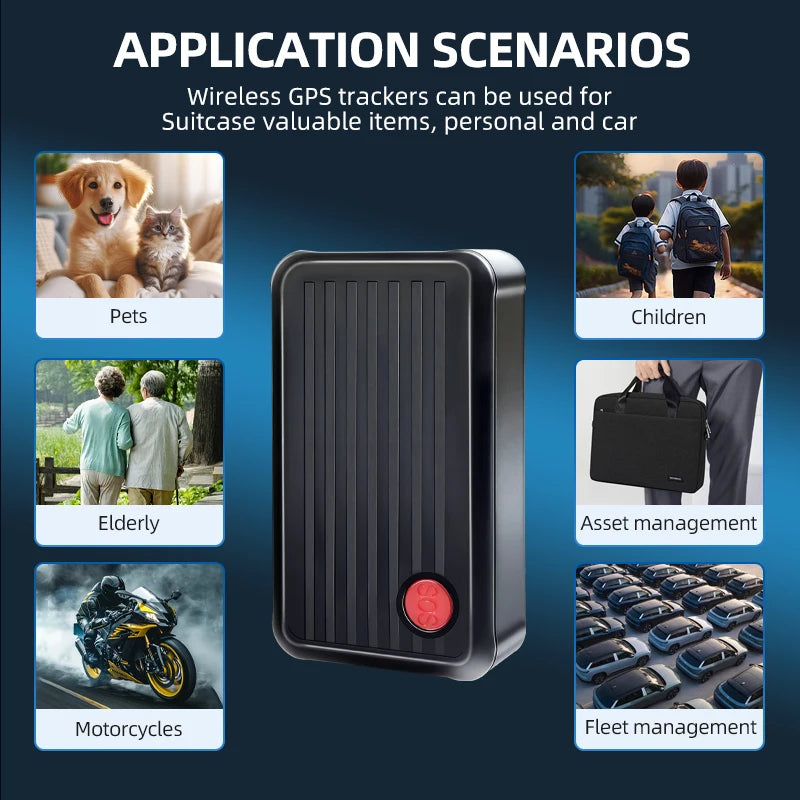 4G GPS Tracker with Real Time Tracking EC11B Trakerking GSM Anti-Lost Locator Remote Vehicle Positioning