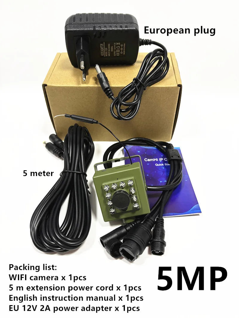 WiFi Bird Nest Camera with Motion Detection and Night Vision