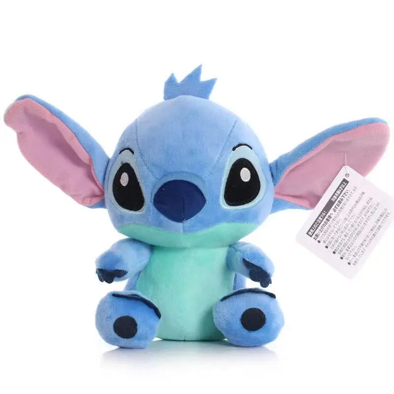 18cm Original Plush Stitch Baby Movie Cartoon Model Doll Children Action Figures Stuffed Toys Pendant Gifts 