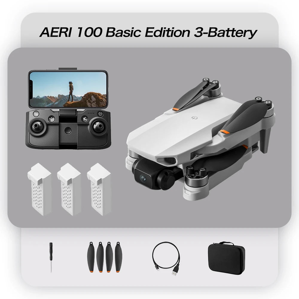 Dron Lenovo Aeri100 con cámara dual, video 4K y evitación de obstáculos