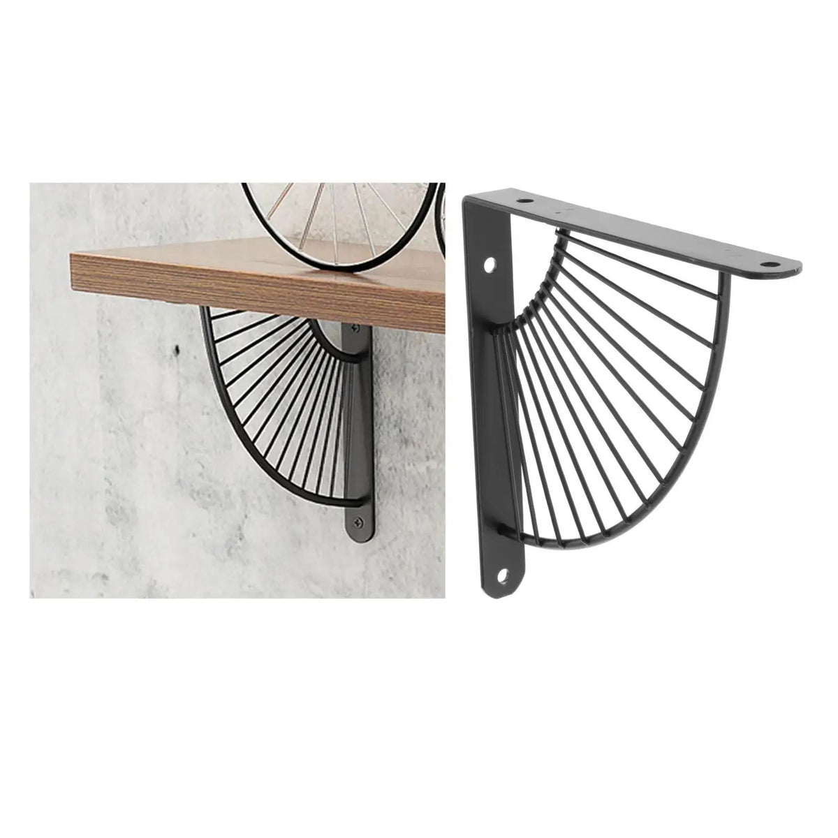Decorative Metal Shelf Bracket, 15 or 20cm
