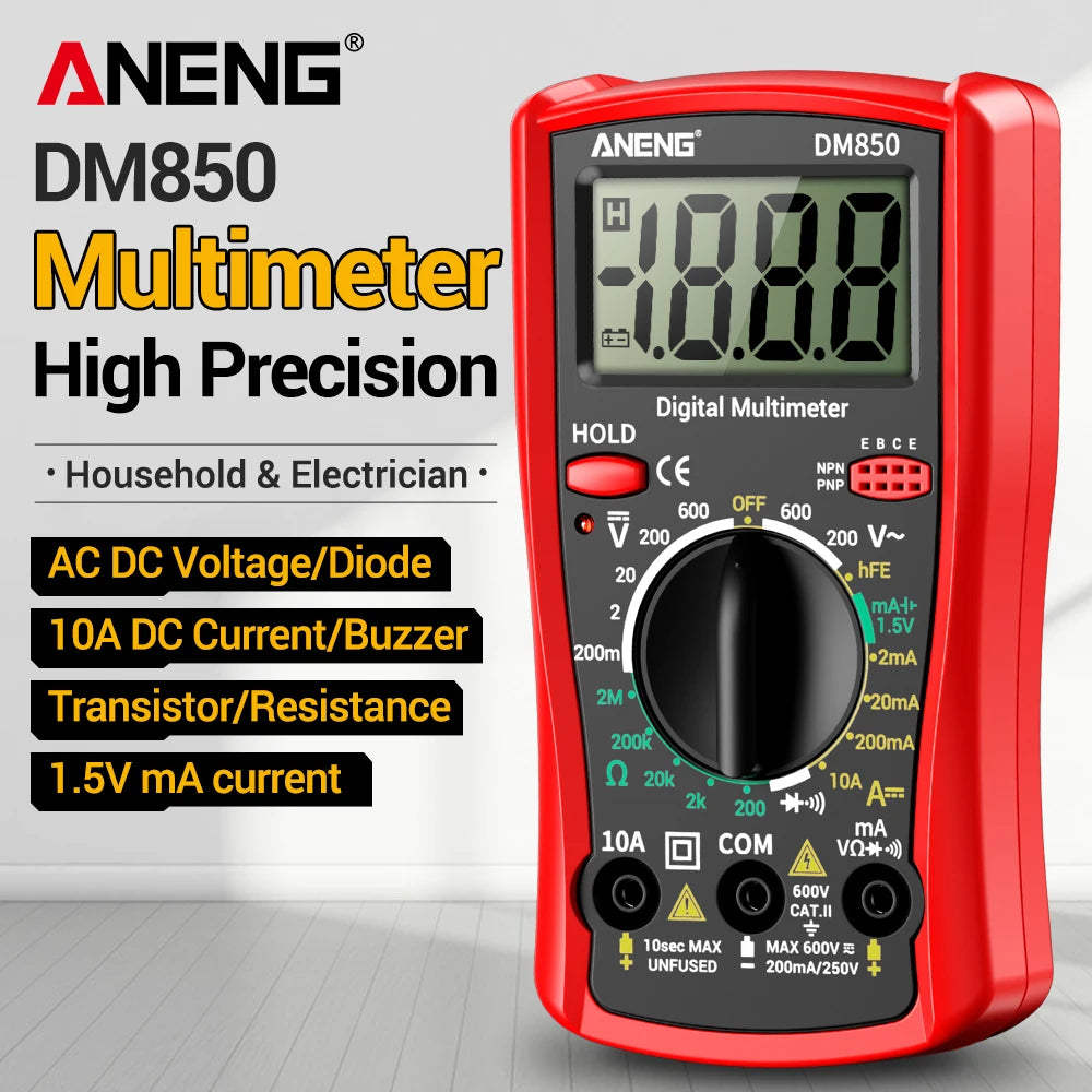 DM850 Digital Multimeter - 1999 Counts
