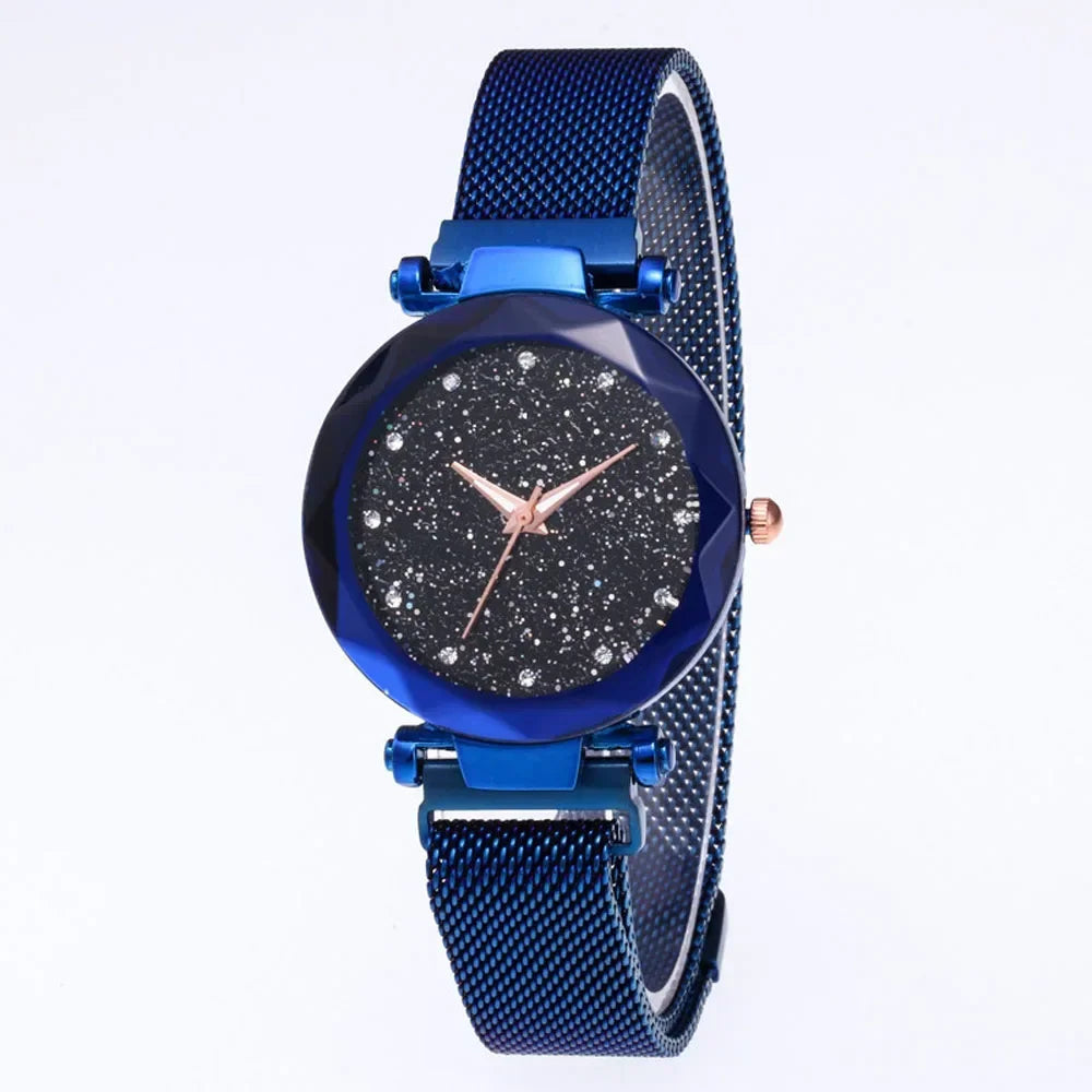 Fashion Sparkling Women Watches Ladies Top Brand Luxury Quartz Clocks Watch Women Stainless Steel Date Gift Clock 