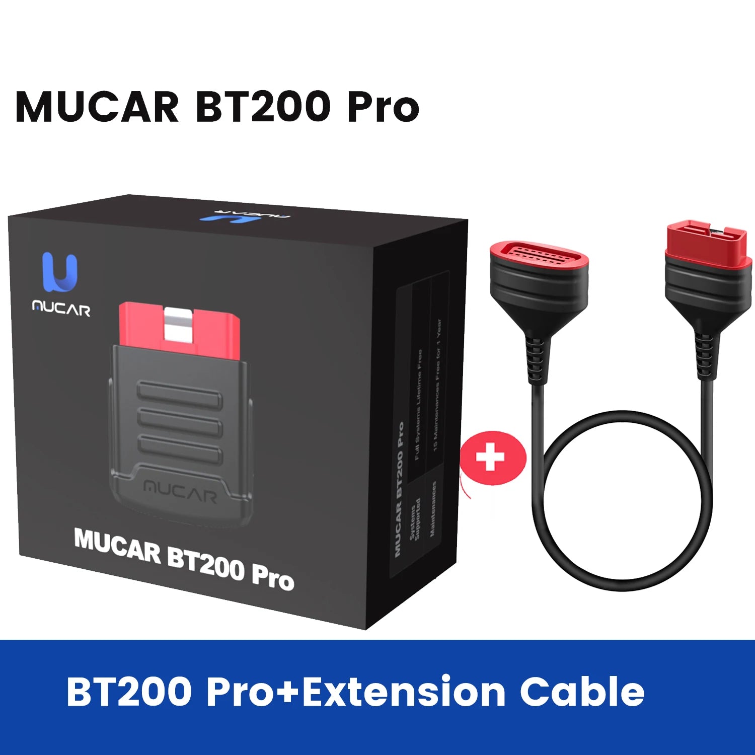 MUCAR BT200/BT200 Pro OBD2 Diagnostic Scanner for All Cars
